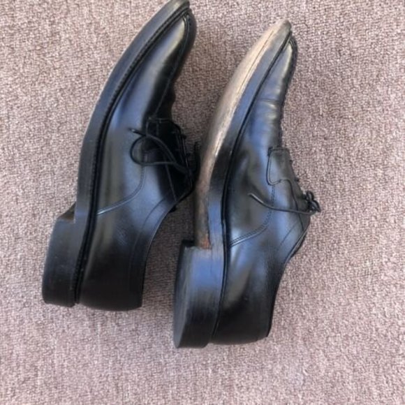 Allen Edmonds Shoes Mens Hillcrest Black Leather Bicycle Toe Dress Oxfords 9.5 D main image 7